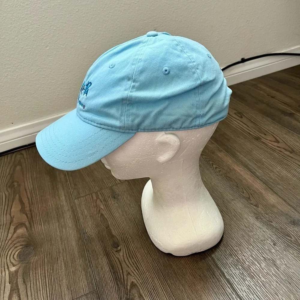 Light Blue Baseball Cap with Embroidered Logo